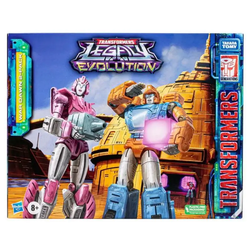 Hasbro Transformatoren Speelgoed Erfenis Evolutie Oorlog Dageraad Deluxe Cybertronian Erial En Dion 2-Pack Actie Figures﻿ Speelgoed Cadeau