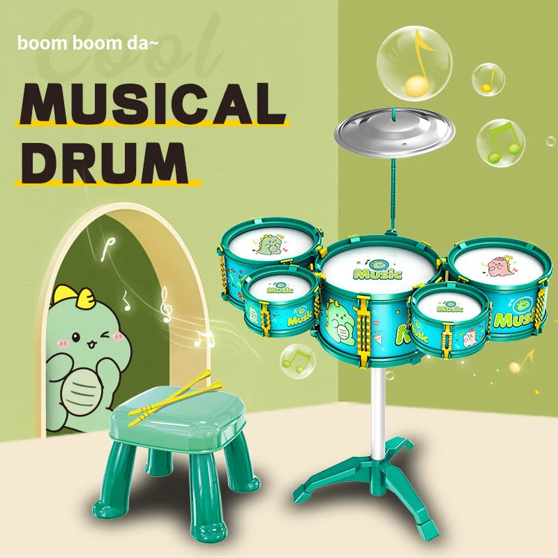 

Drums jazz drums music enlightenment for children and babies toys imitation Musical Instruments beginners practicing Musica