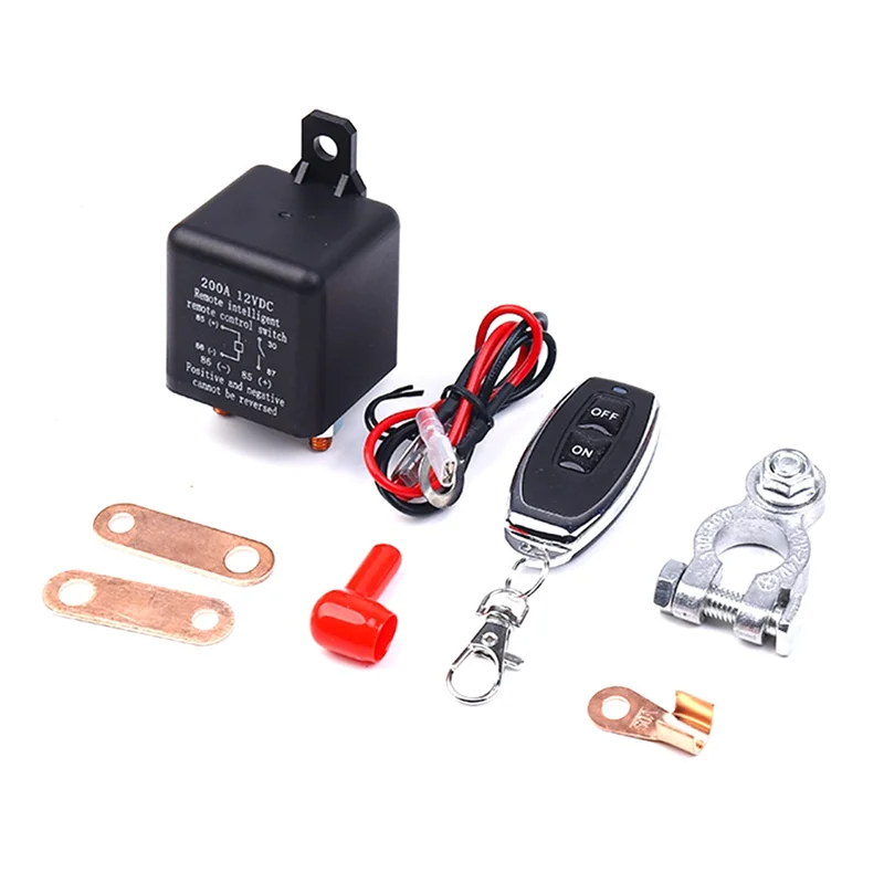 

Wireless Remote Car Battery Intelligent Breaker DC12V Disconnect Isolator Relay Kit