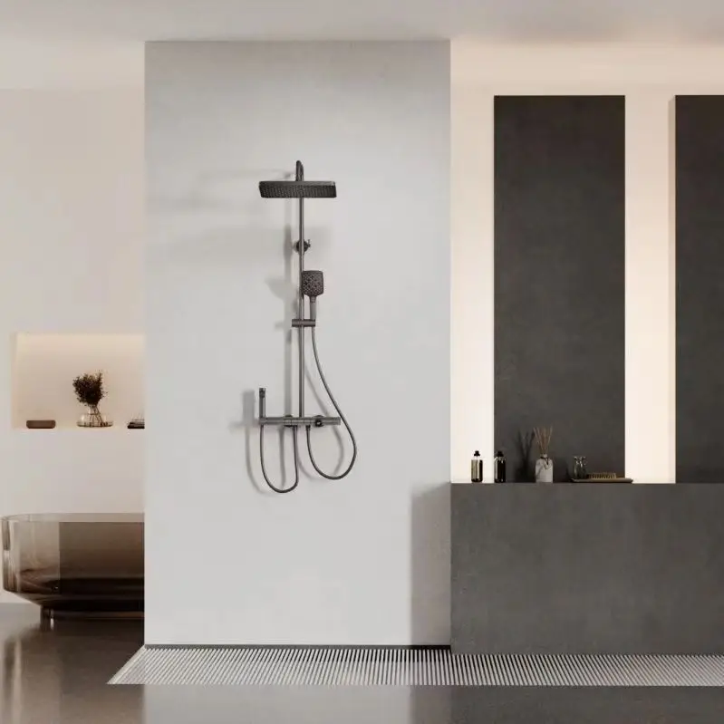 

All copper, smart, digital display, ambient light, multi-function, shower, piano, buttons, shower