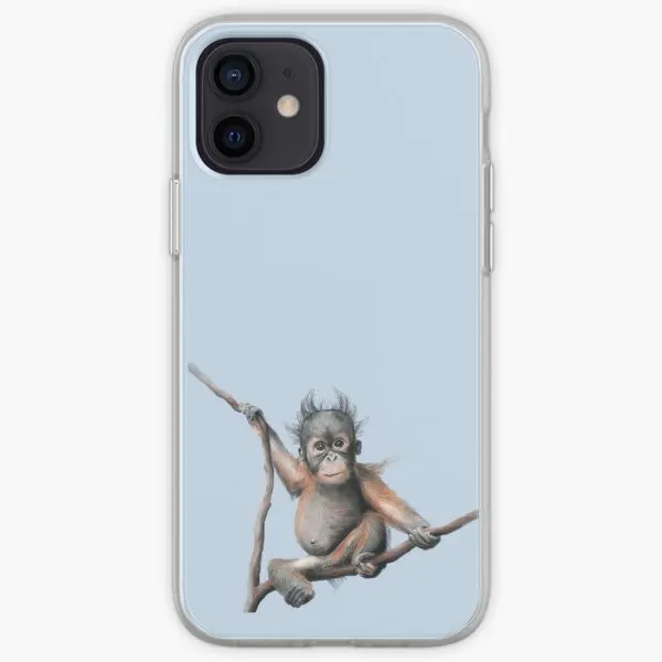 Baby Orangutan Iphone Tough Case  Phone Case Customizable for iPhone 11 12 13 14 Pro Max Mini X XS XR Max 6 6S 7 8 Plus Dog Soft