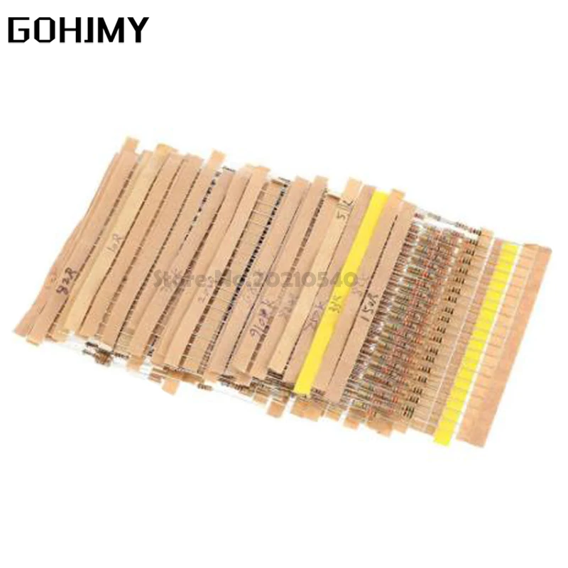 

300PCS Resistor Kit 1W 5% 30values X 10PCS Carbon Film Resistance 0.1-750 ohm Set