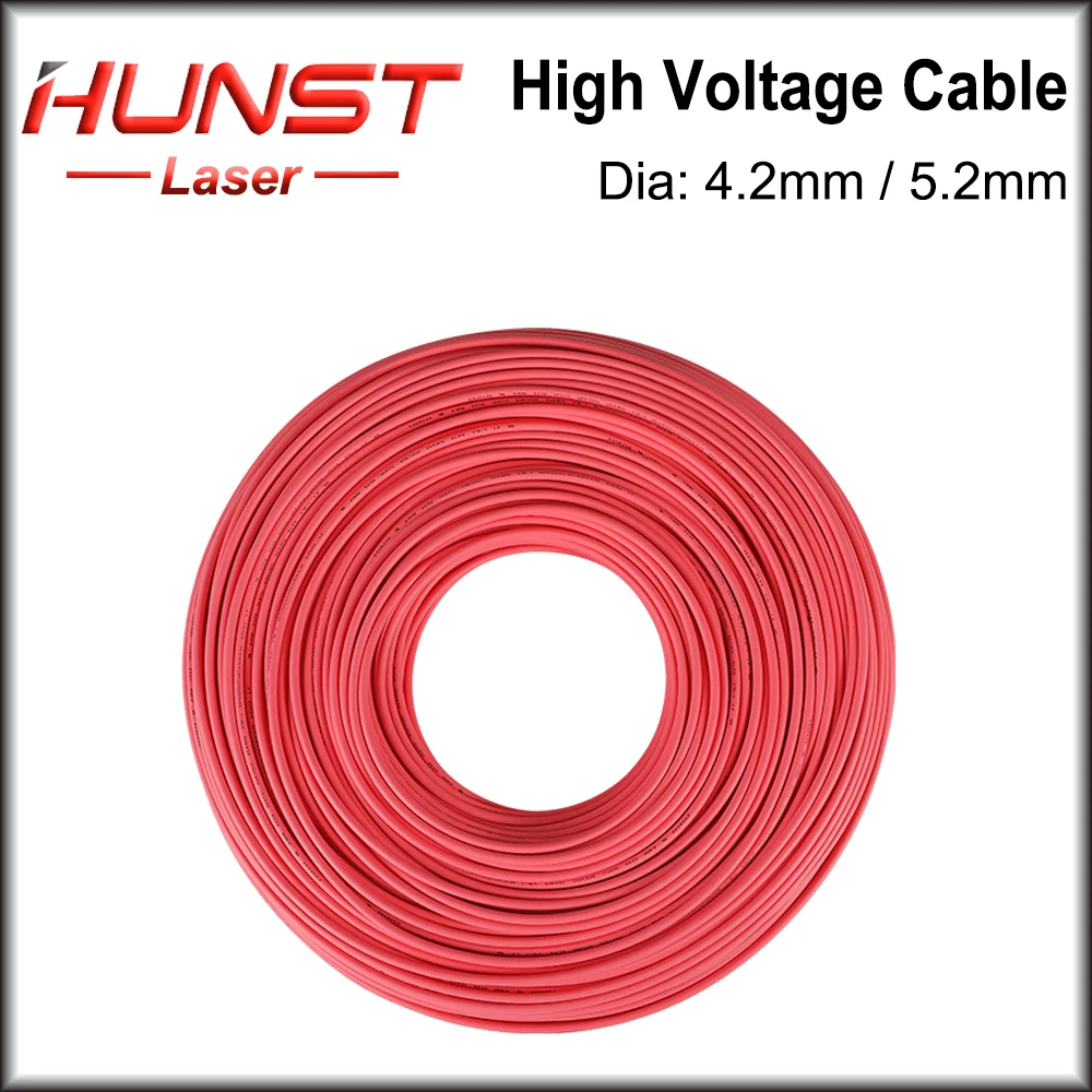 Imagem -05 - Hunst-cabo de Alta Tensão para Laser Co2 Fonte de Alimentação Tubo Laser Gravação e Máquina de Corte Metros