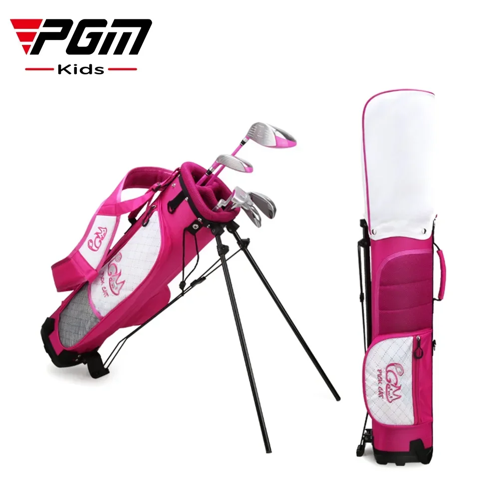 PGM Old Kids Golf Club Set 3-12 years old Children\'s Girl Beginner\'s Golf Training Wood Iron Swing Putter Bag Gift