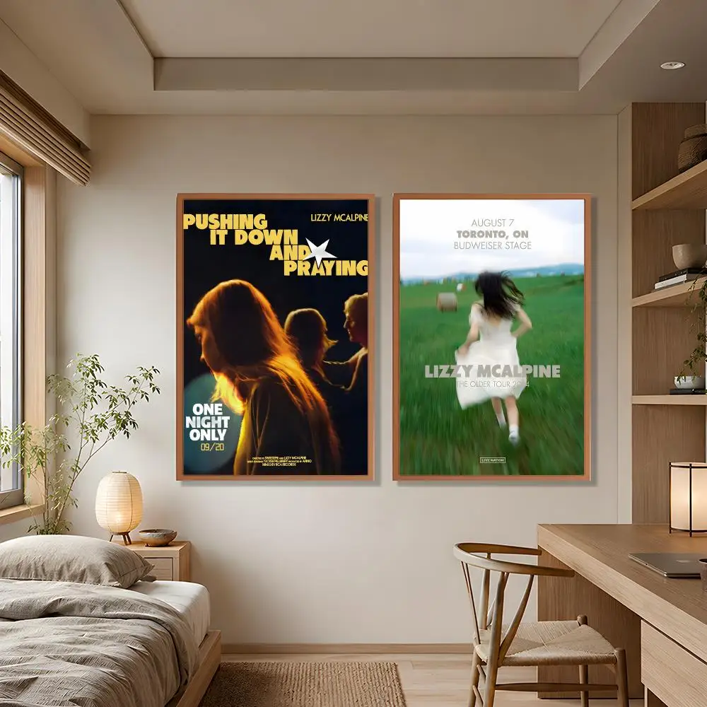 Music Popular Action Lizzy McAlpine Poster Wall Art Poster HD Waterproof PP Print Bedroom Living Room Office Decor Gift