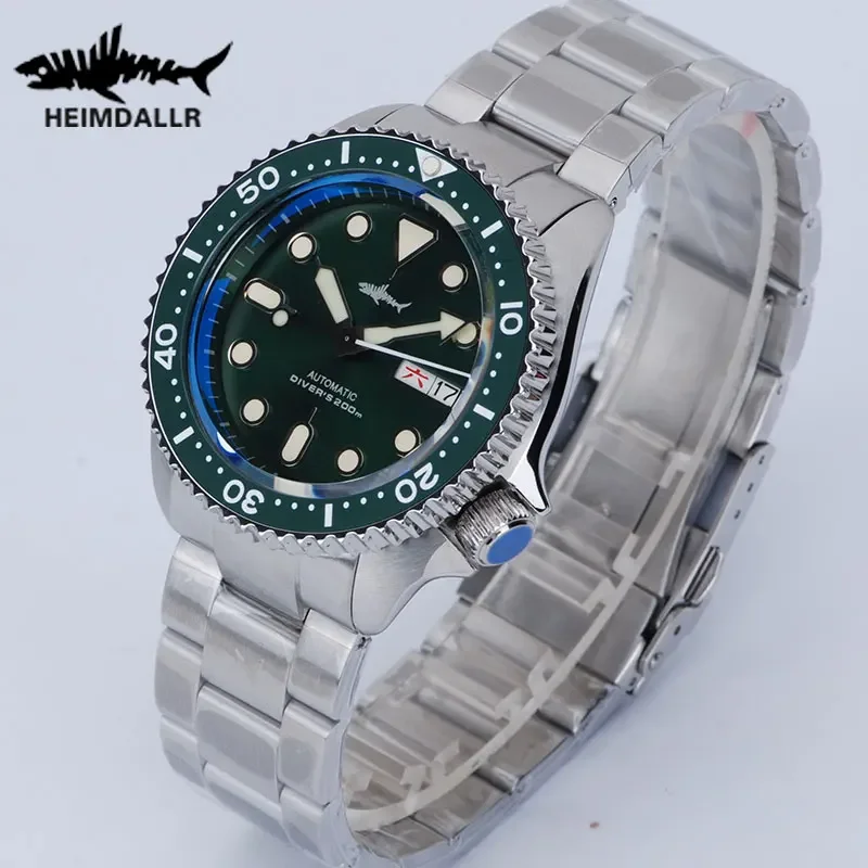 Heimdallr Dive Watch For Men Sapphire Crystal 20Bar Waterproof C3 Luminous NH36 Automatic Mechanical Watch Sharkey SKX007