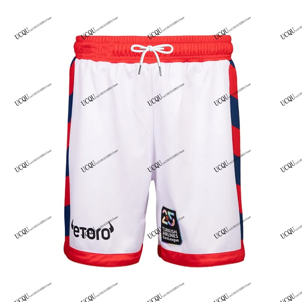 

Баскетбольные шорты Baskonia 2025-26, винтажные, новинка, 3D-печать, домашняя/гостевая форма, спортивный повседневный стиль, унисекс для взрослых