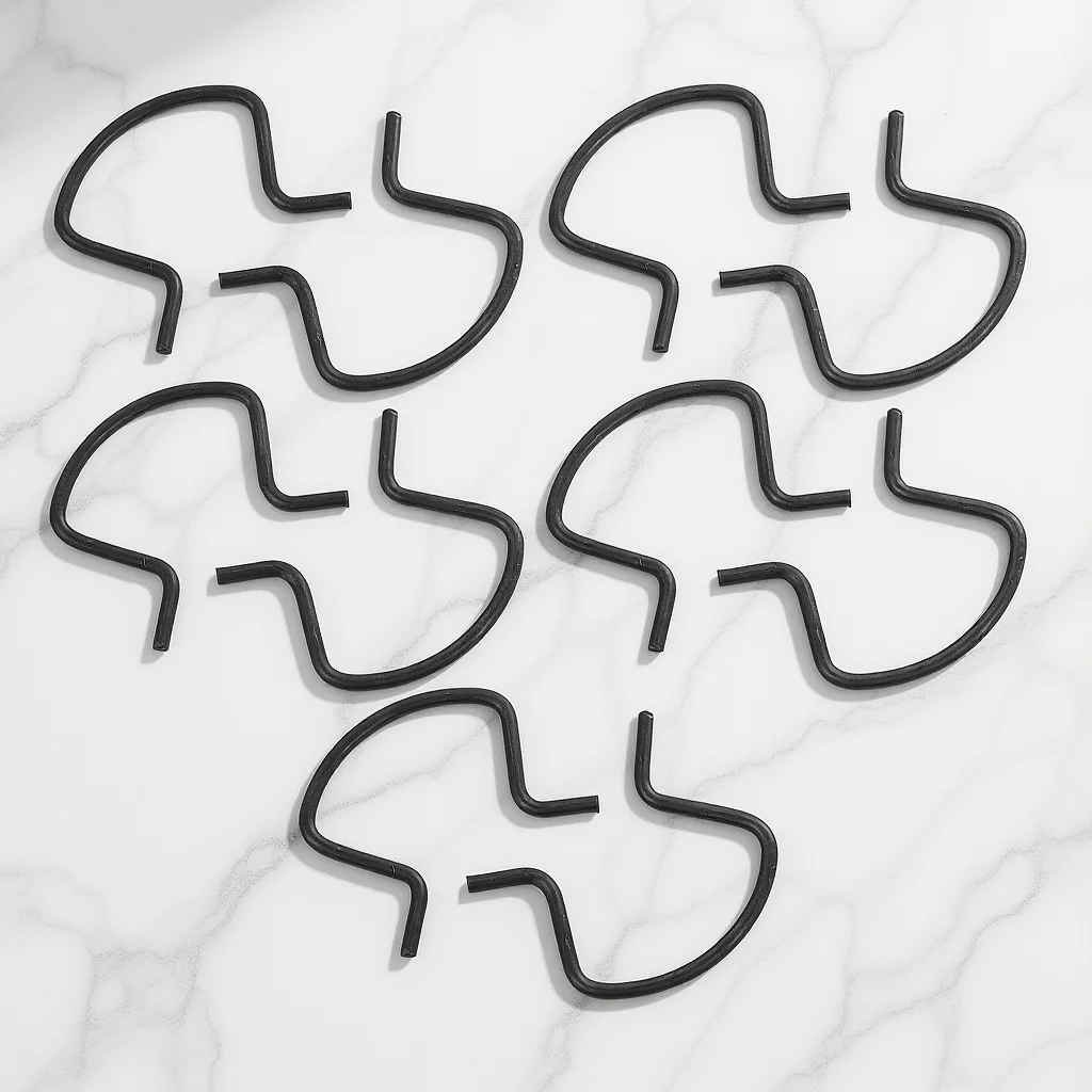 

10Pcs Window Handle Retainer Clips Metal Car Door Crank Fixing Tool Secure Fit Sleek Design Replacement for Window Crank Handle