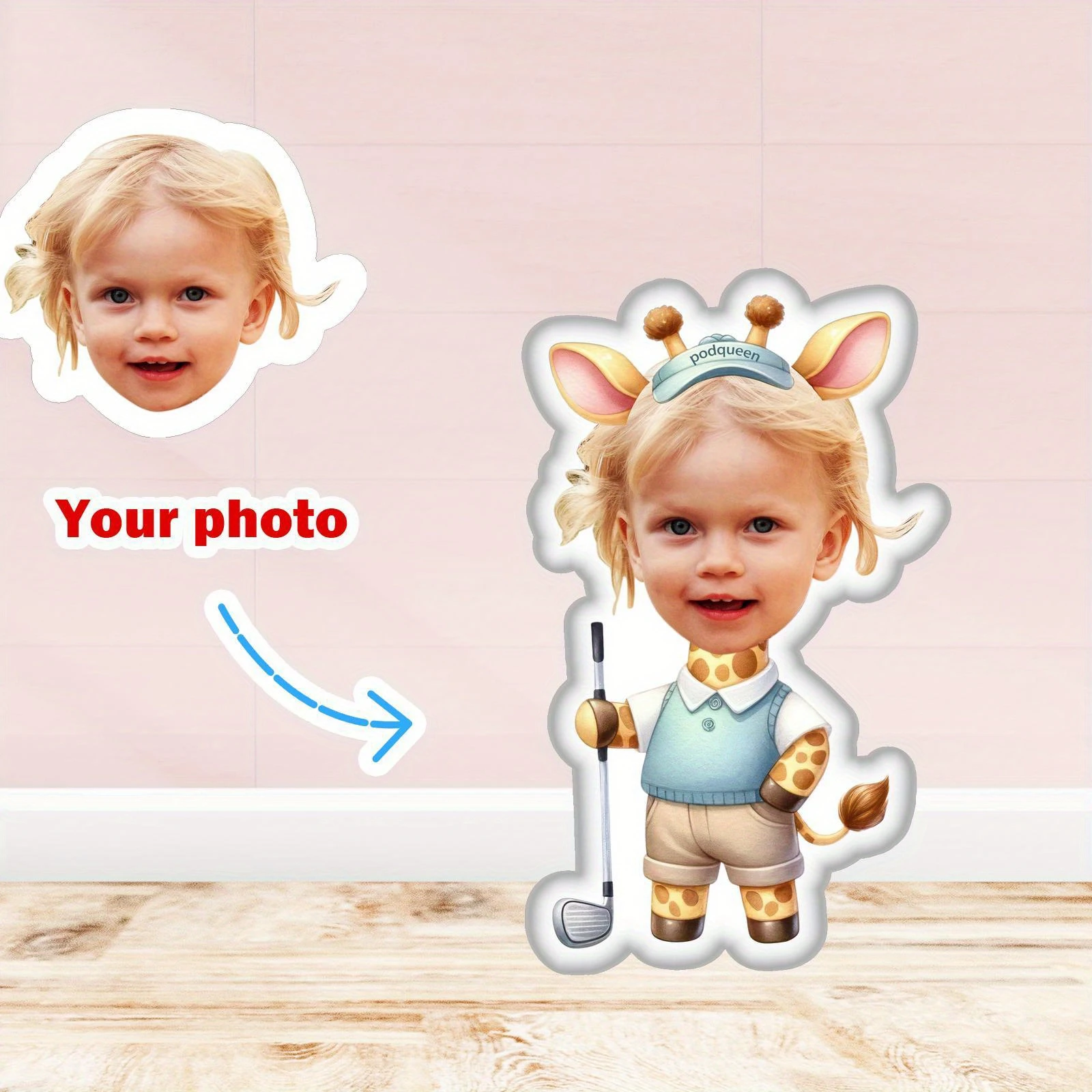 [Customize] Personalized Photo Portrait Pillow for Your Photos, Birthdays, Anniversaries, Friends, Loved Ones, Family Gatherings