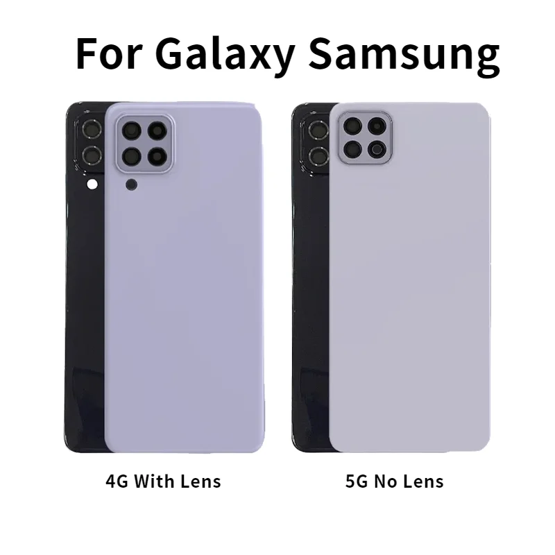 

For Samsung Galaxy A22 4G 5G A225 A226 Back Battery Cover Panel Housing Case With Camera Frame Lens Repair parts