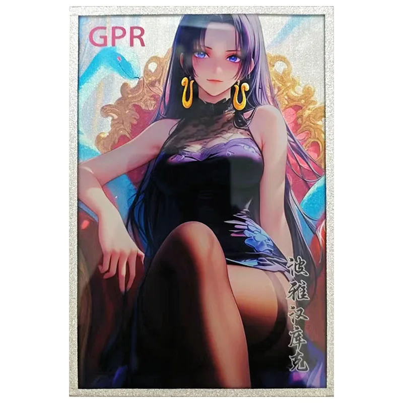 Anime Goddess Story ONE PIECE Rare GPR Carta da collezione Yamato Shirahoshi Hancock Vivi Nami Reiju Giocattolo per ragazzo Regalo di compleanno
