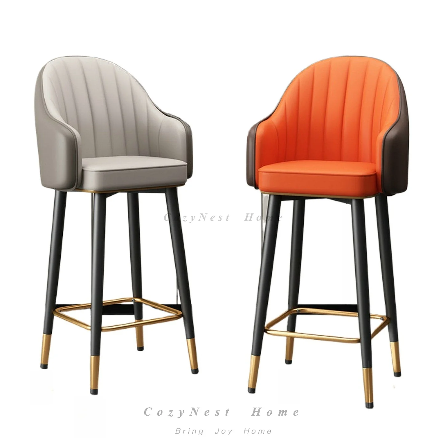 Bar chair high stool home chair back chair rotating bar stool checkout page