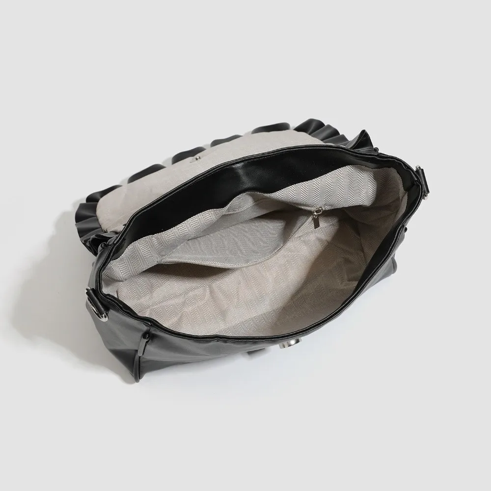 Sweet Tie Bow Backpack Large Capacity Y2k Ballet Style Shoulder Bag Bowknot Handbag School Bag Ladies