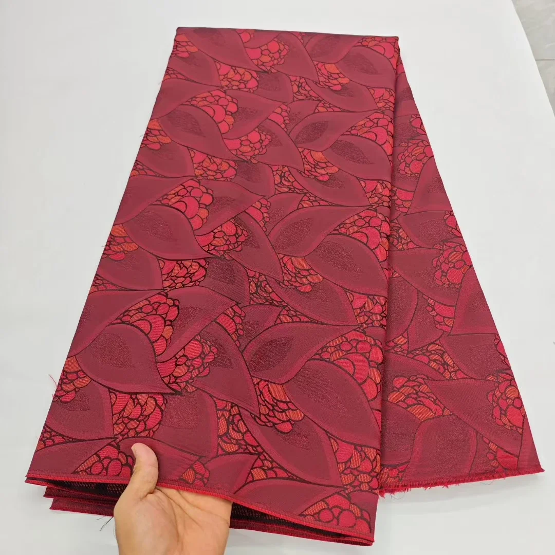 

2025 Высокое качество, африканское жаккардовое французское позолоченное кружево, нигерийская дамасская парча, кружевная ткань для вечернего платья, шить PHD25165