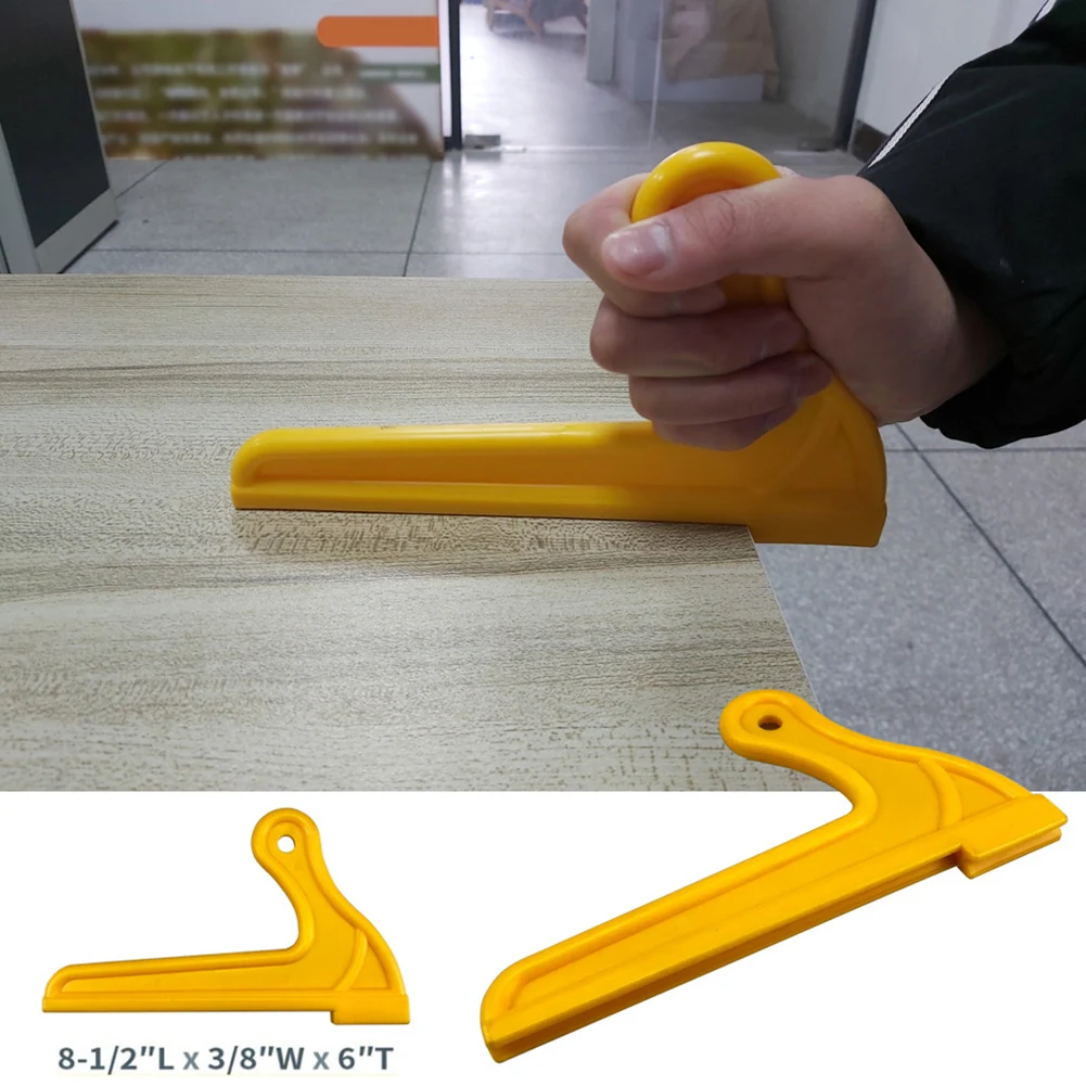

Safety Plastic Push Block Push Sticks for Routers Jointers Table Saws Woodworking Carpenter Hand Tools Yellow
