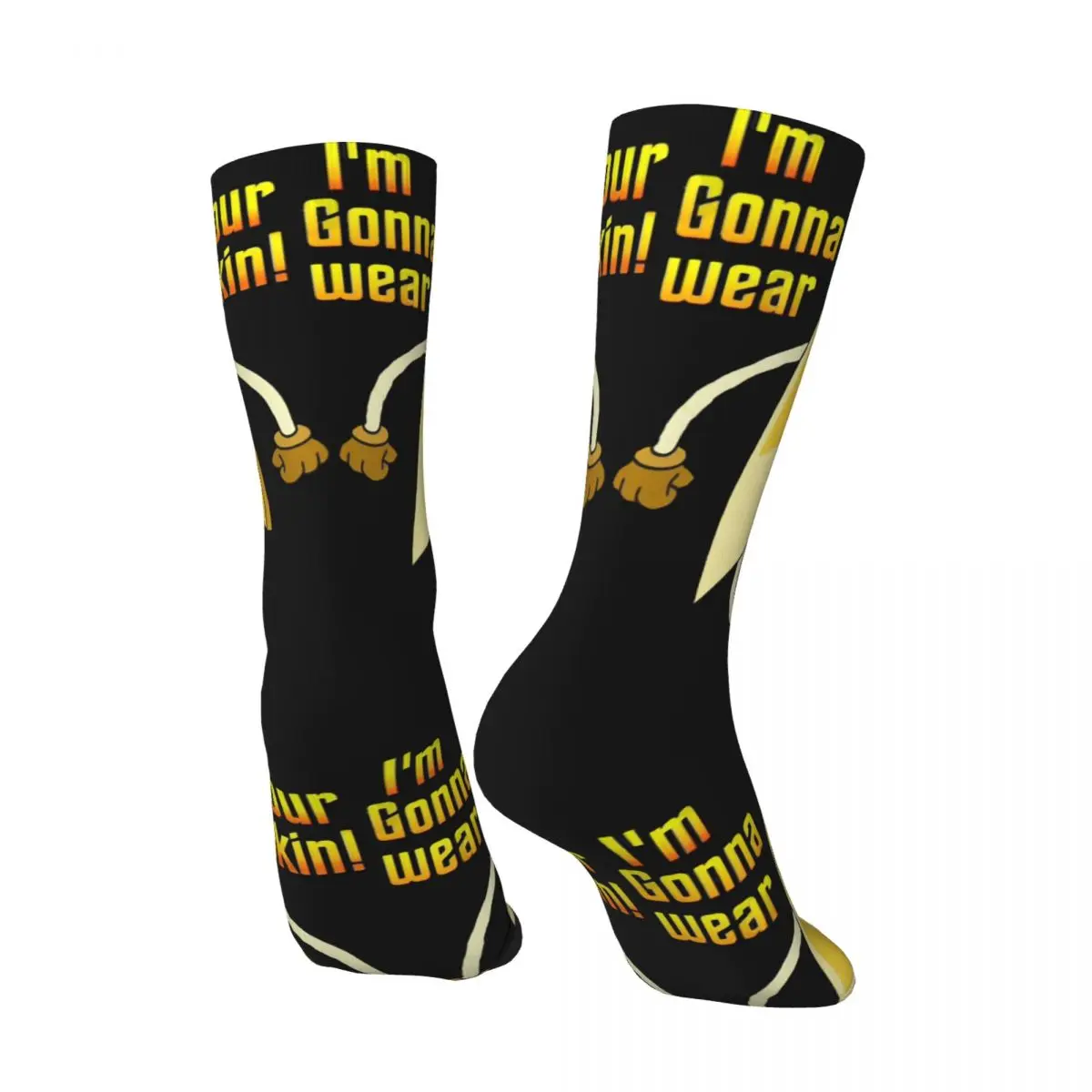 Happy Funny Skin Space Men\'s Socks Vintage Harajuku S-Star Trek Lower Decks Hip Hop Novelty Pattern Crew Crazy Sock Gift Printed