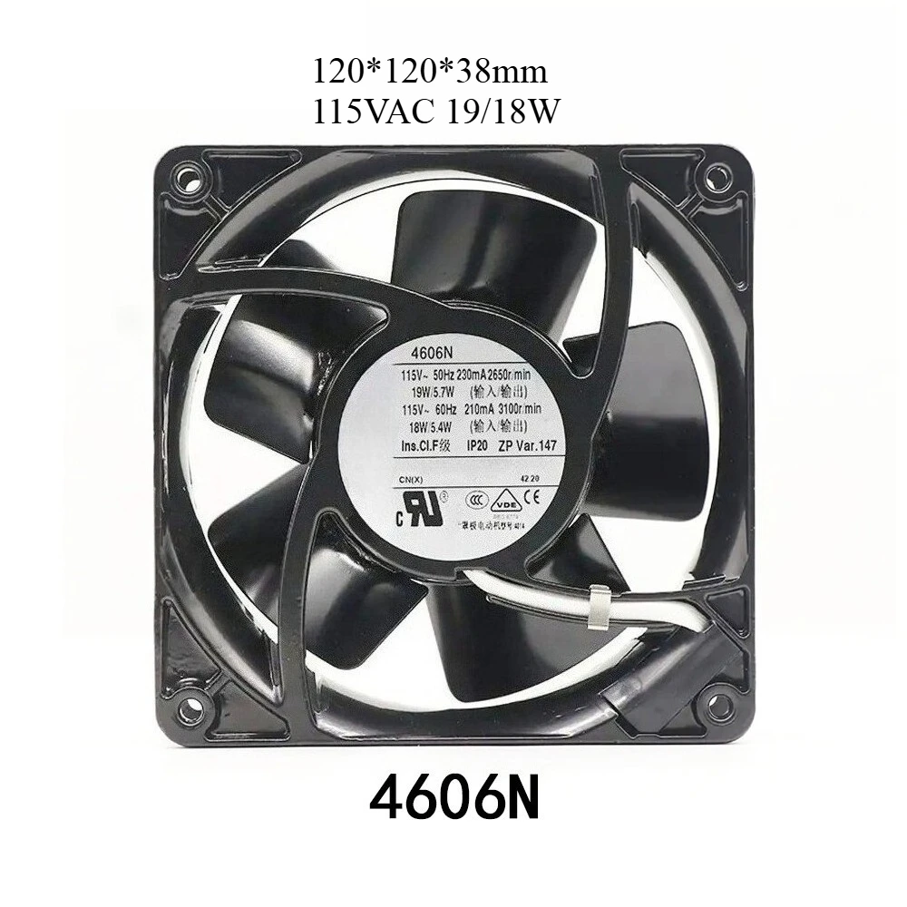 

Новый осевой вентилятор для Ebm-paps 120*120*38 мм 4606N 115 В переменного тока 19/18 Вт, оригинал на складе