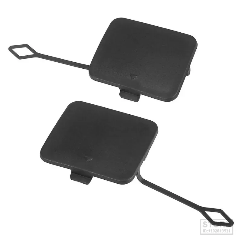 

1 Pair Rear Bumper Tow Hook Cover For BMW X3 F25 2011 2012 2013 2014 51127272415 Plastic Unpainted Exterior Car Accessories