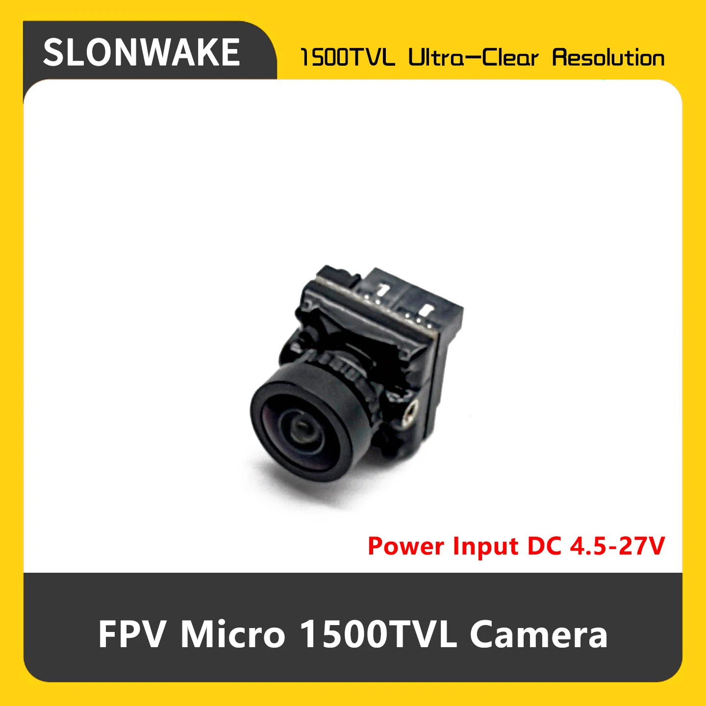 SLONWAKE 1500TVL OSD 1.8mm Ultra Light FPV Nano Camera 16:9 4:3 for RC FPV Tinywhoop Cinewhoop Toothpick Mobula6 view 3