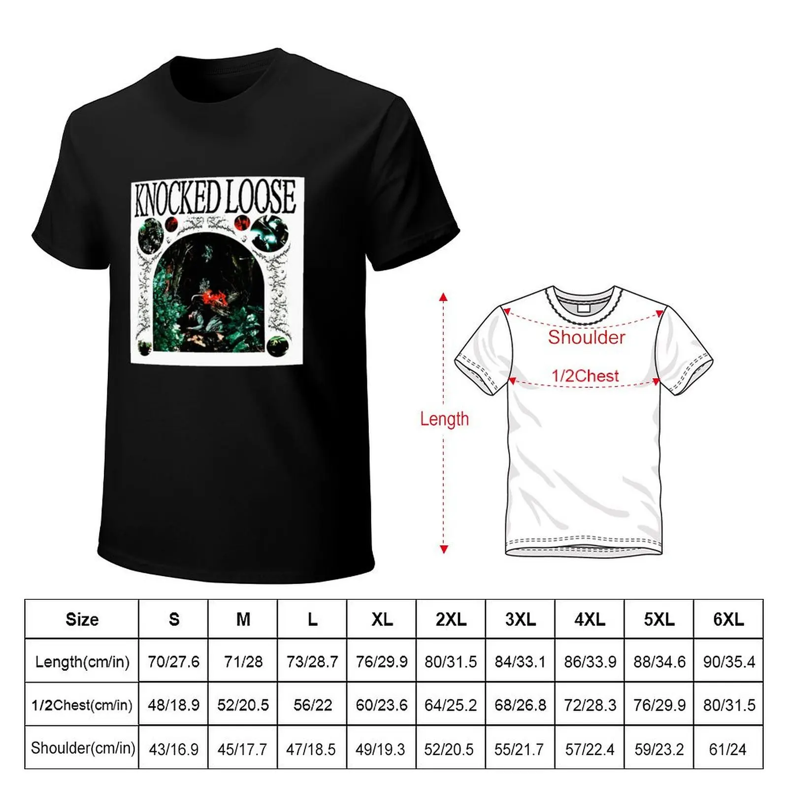 Knocked Loose Art T-Shirt Long Lasting Casual T-Shirt