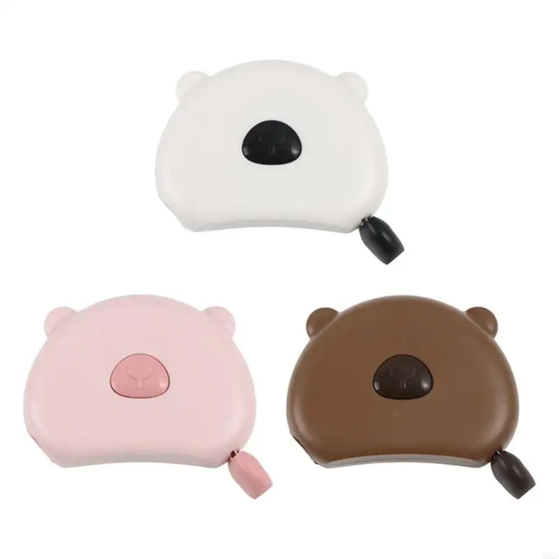 

57QF Automatic Retractable Precise Measuring Tool with Cute Cartoon Bear Designs Suitable for Household and Professional Use