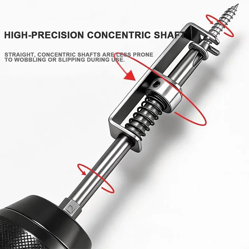 Spring Loaded Screw Holder Bit Phillips Anti-drop Screwdriver Bit Holder for Grip Screws in Overhead or One Handed Positions