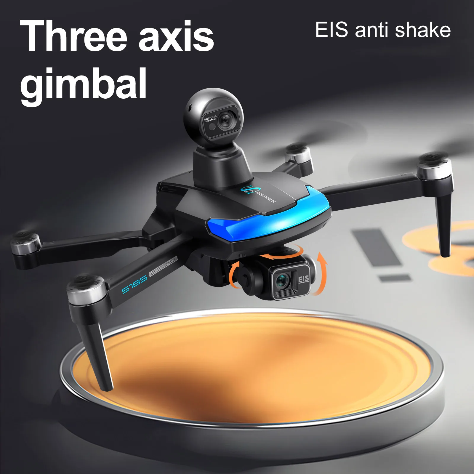 S185 Pro Mini Drone 8K Professional FPV Dron with 6k Camera GPS Brushless RC Quadcopter Aerial Photography Aircraft Helicopters