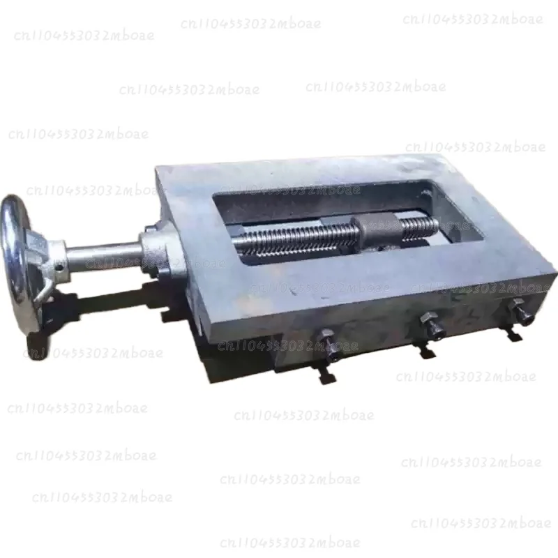 Manual X Table Cast Iron Dovetail Groove Slide with Screw Drag Plate Linear Guide Rail Lifting Table for Precision Machining