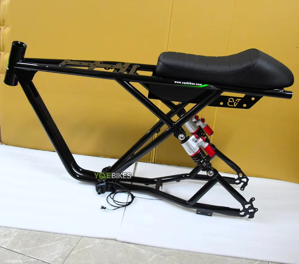 

Рама для электровелосипеда OEM с супер двойной подвеской, 20*4,0, комплект для переоборудования электрического велосипеда из углеродистой стали 73 RX, рама для велосипеда