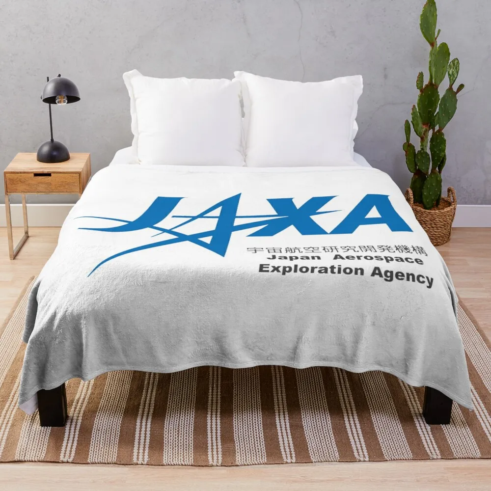 

JAXA - Official Logo Throw Blanket Blankets For Sofas Blankets Sofas Of Decoration Hairy Beautifuls Blankets