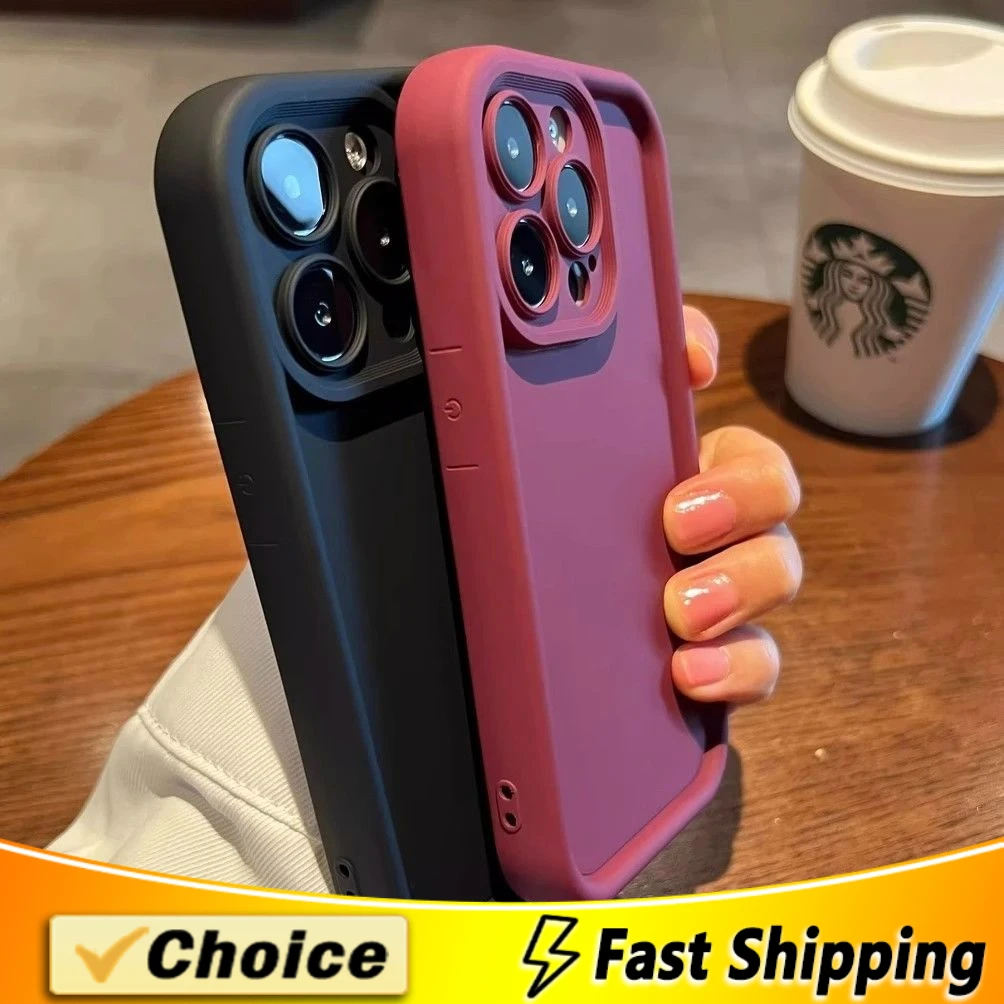 Tanjieti Silicone Phone Case For iPhone 11 12 13 14 15 Pro Max XS X XR 7 8 15 6 Plus SE 2020 Camera Lens Protection Cover