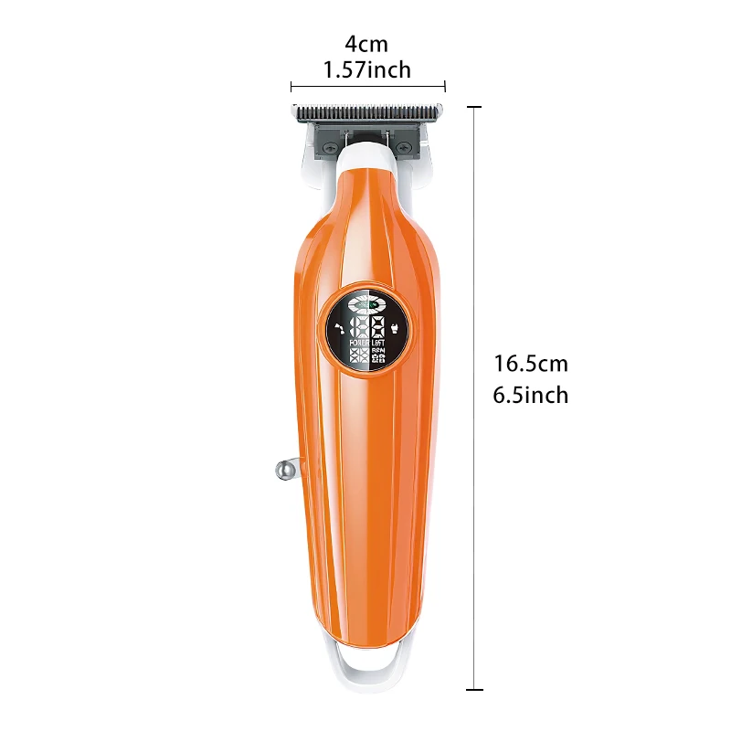 Kemei 2362 ماكينة تشذيب الشعر اللاسلكية 0 مم صفر فجوة نحت المقص التفاصيل المهنية الكهربائية إنهاء آلة القطع #5