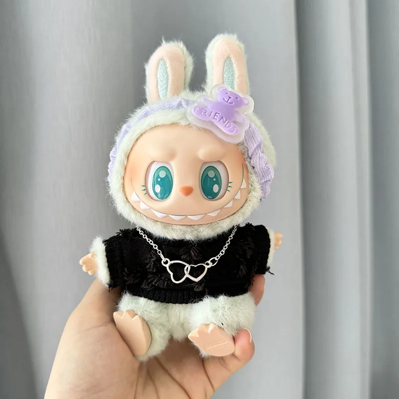 Ropa de peluche de Mini muñecas de Corea, mono de Kpop, Exo Idol, ropa de fiesta sentada, faldas, accesorios, regalos de bricolaje, lindo Labubu II