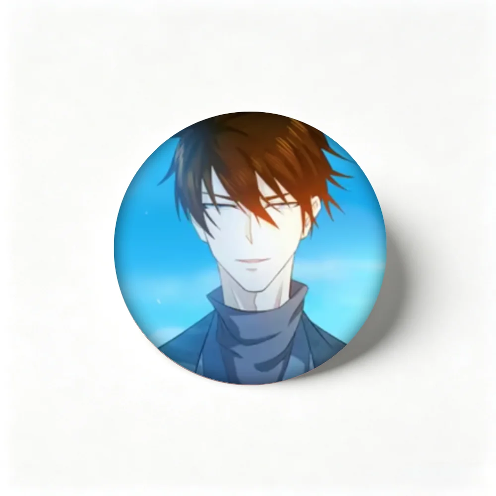 Anime Pins Rebirth of the Urban Immortal Chen Fan Badge Round Tinplate Brooch for Backpack Hat Clothes Decoration