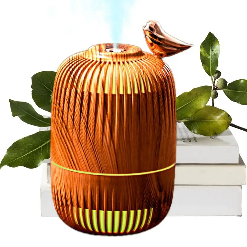 

Desk Humidifier Birdcage Shape Mist Humidifier Quiet Desk Air Humidifier With Colorful Light Travel Humidifiers For Bedroom