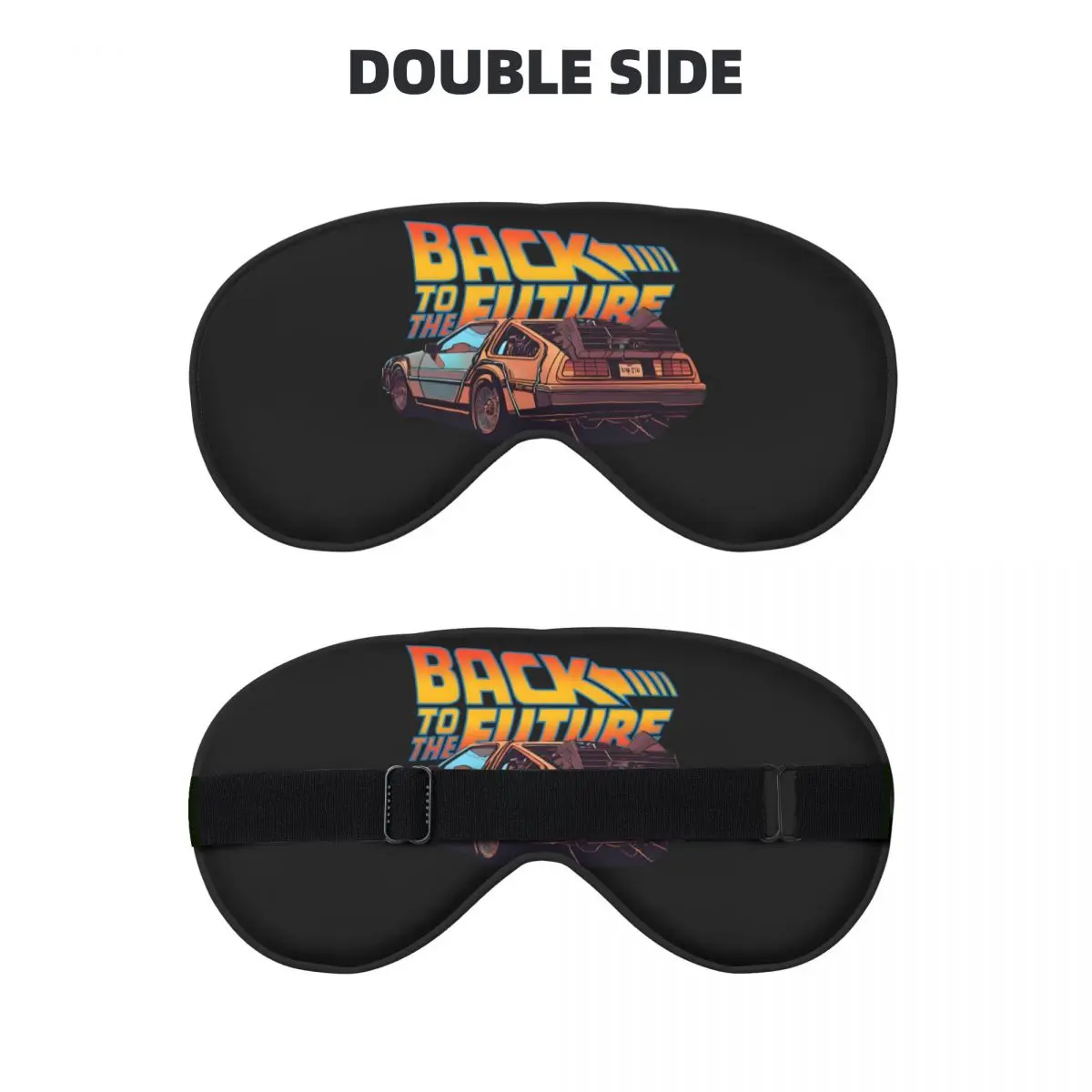 العودة إلى المستقبل أقنعة العين النائمة الخيال العلمي فيلم كوميدي اثنين الجانب قيلولة الصحة العين يغطي فندق الرجال النساء بقع العين الإبداعية