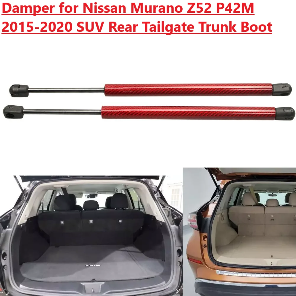 2PCS Back Door Stay for Nissan Murano Z52 P42M 2015 2016-2023 2024 SUV Rear Tailgate Boot Gas Spring Struts Prop Lift Support