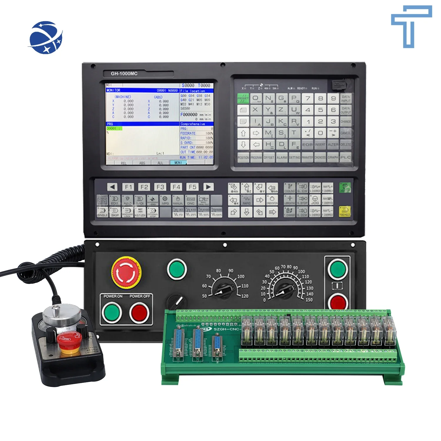 Syntec cnc controller Servo 4 axis boring milling Powerlink machinery automatic equipment Machine tool equipment Cnc Controller