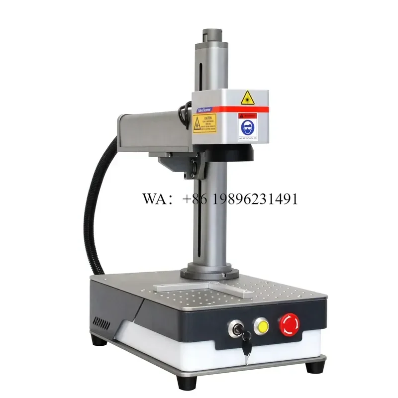 Wmwmnu 2D Fiber Marking with MAX Source for Metal Handheld Engraver for Pen Flat and Curved Surface