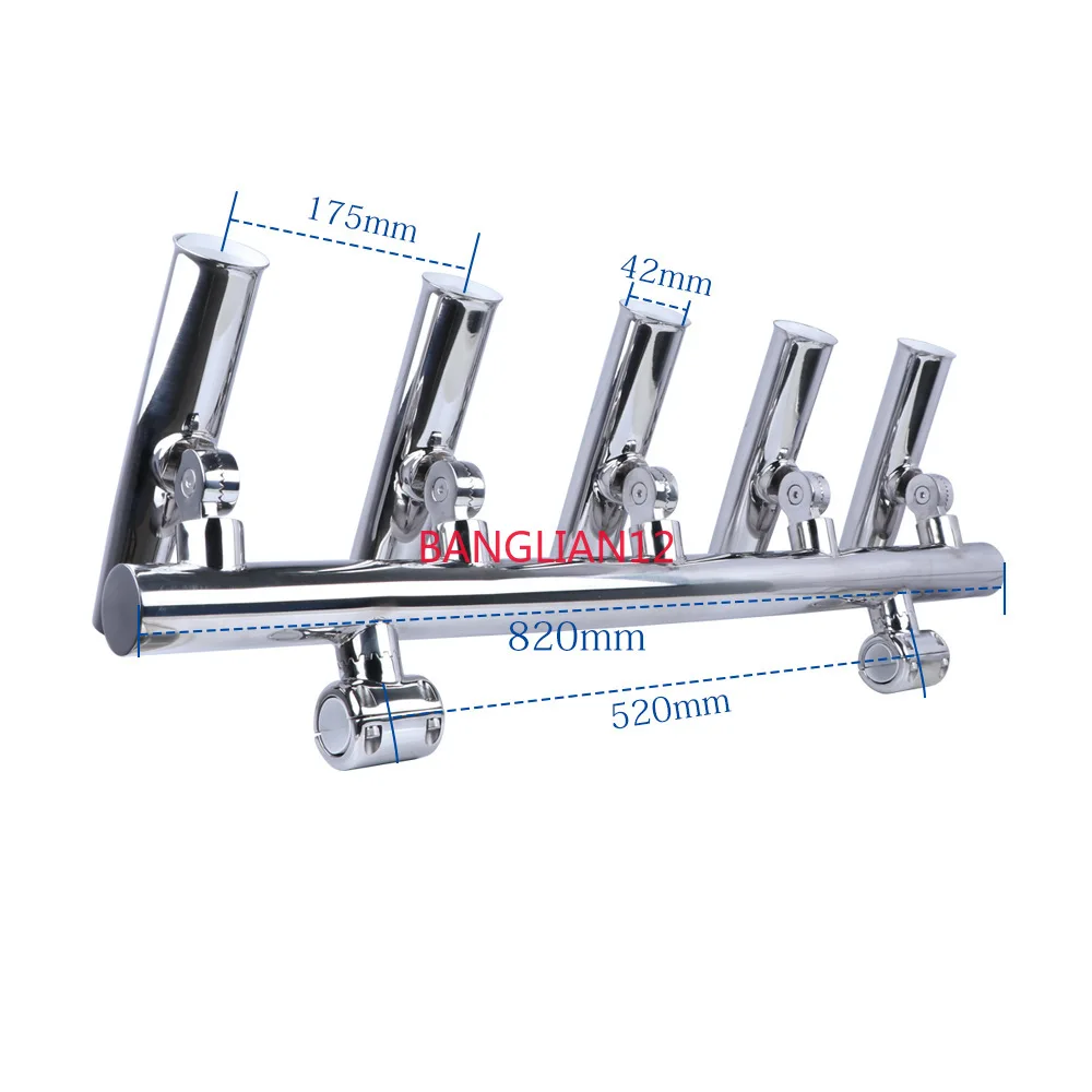 

Rod holder, fishing rod holder, stainless steel fishing rod holder, marine hardware accessories, yacht hardware accessories