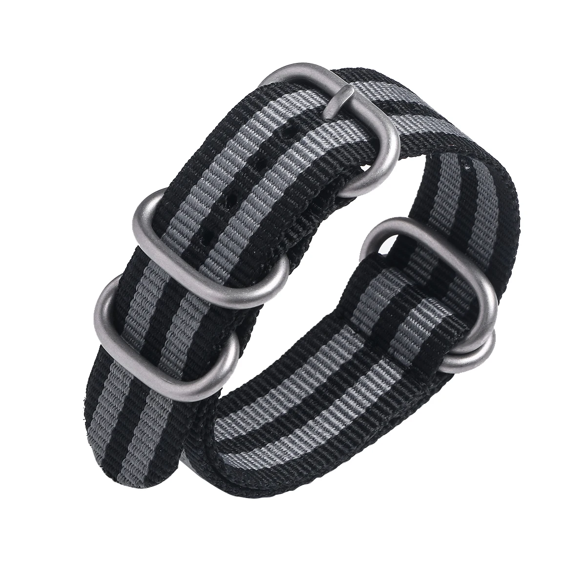 

Nylon Strap Stitched Construction Watch 22mm to Weave Bands Woven Suitable Width