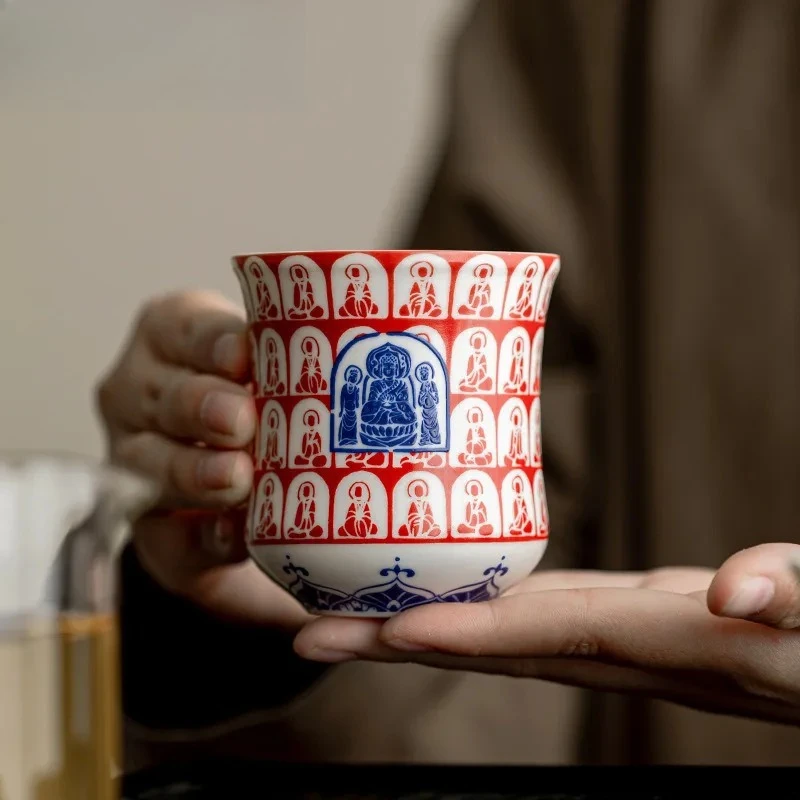 

170 мл Дуньхуан Тысяча Будды Талия Кола Кружка Пузырьковая Чашка Кувшин для холодной и горячей воды Грелка для рук Офисная чашка для воды Посуда для напитков Ремесло