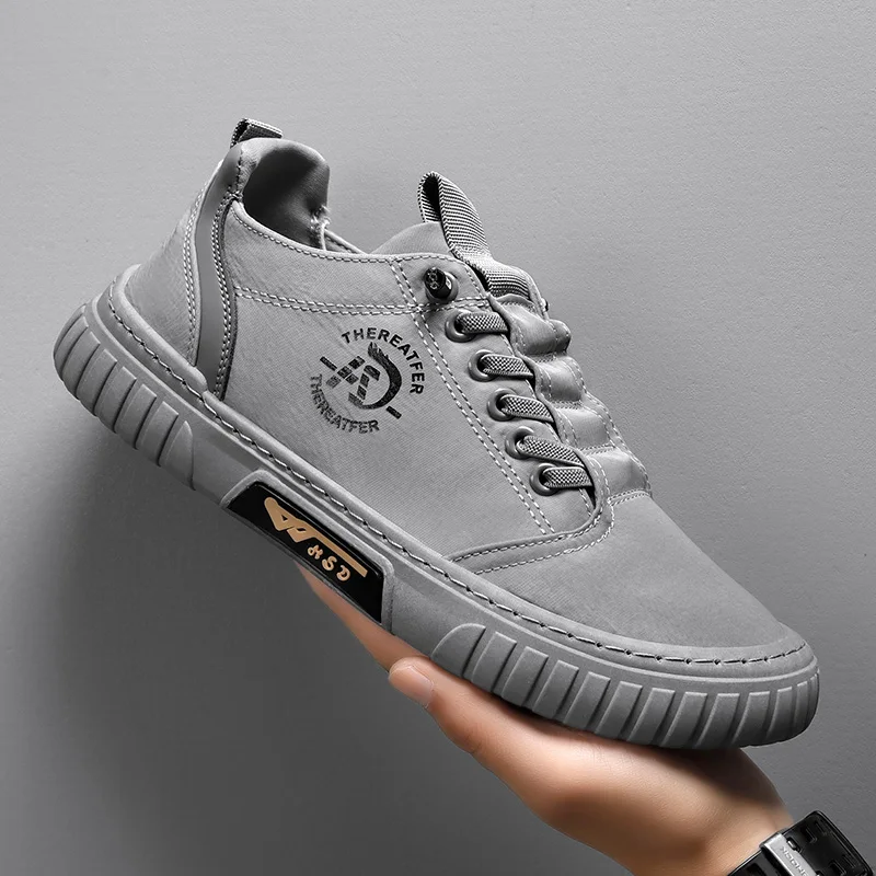 

Мужская повседневная обувь, дышащие мужские лоферы из ледяного шелка, прогулочная обувь на плоской подошве без шнуровки, вулканизированная обувь для новых мужчин, удобные кроссовки