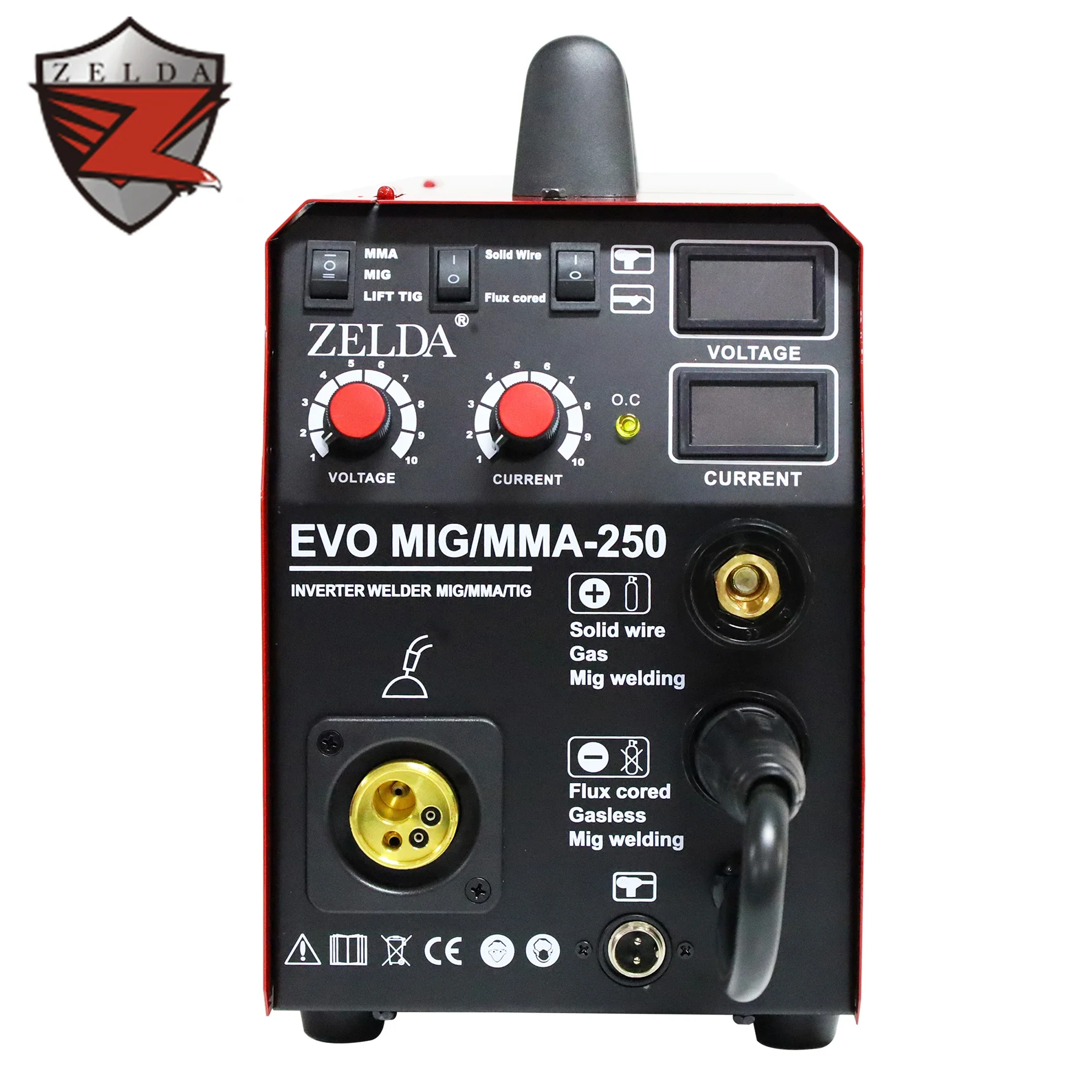 Multifunctional 4 in 1 Saldatrice MIG MAG MMA TIG 250A Welder Good for Welding 220V Welding Machines For Mig Arc Welders