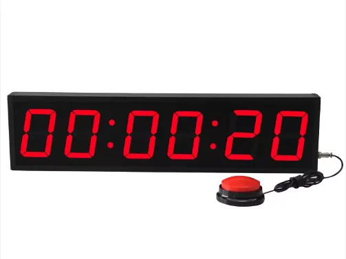 2026 New Popular electronic 6-digit stopwatch restaurant 10-second challenge timer with button