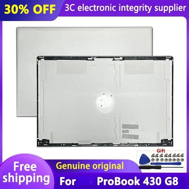 

Оригинальный новый чехол для ноутбука ProBook 430 G8, задняя крышка ЖК-дисплея, верхняя крышка, замена задней крышки, серебристый корпус X8PLCTP001