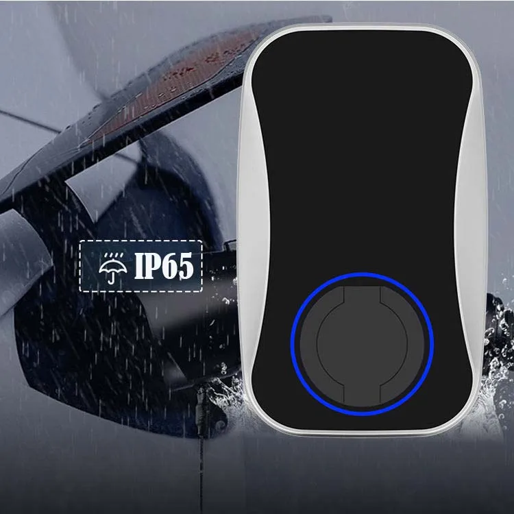 New Home 22kW Wall-Mounted AC Level 2 EV Car Charger With IP65 Protection TUV CE Certified Charging Station And Socket