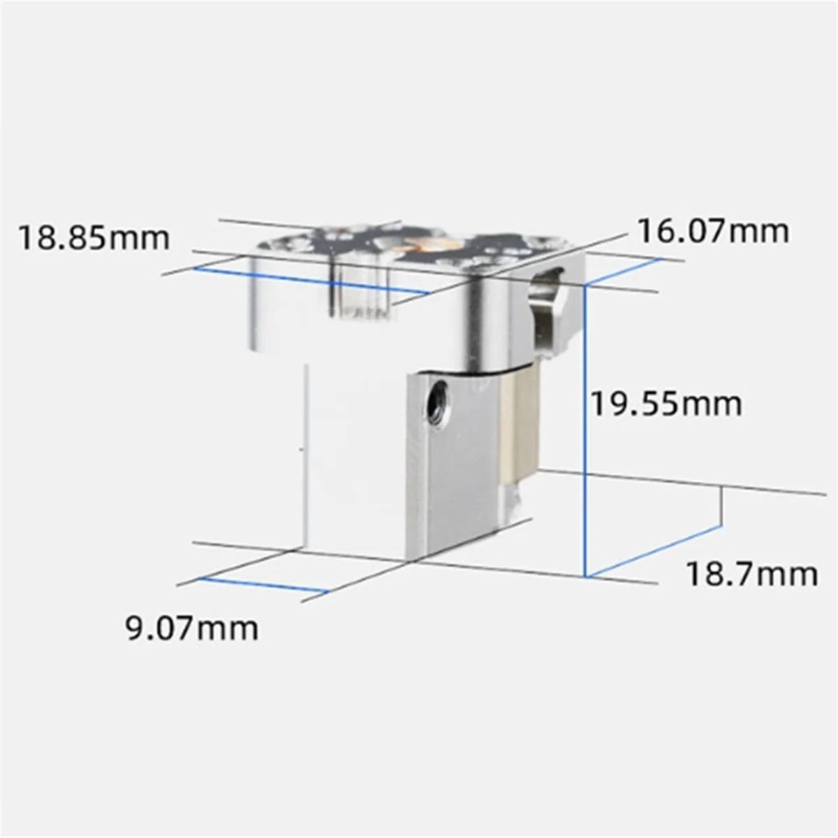 BISMZ كتلة سخان طابعة ثلاثية الأبعاد عالية الأداء ، لـ CHP كريزي بركان سخان كتلة 82 واط أنبوب التدفئة ملحقات طابعة ثلاثية الأبعاد أ