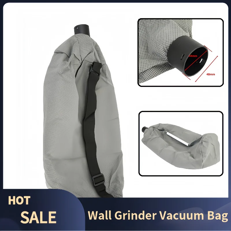 

2/1Pcs Universal Wall Grinder Vacuum Bag Dust-free Self-priming Sandpaper Machine Dust Bag For Most Drywall Sander Tool Parts