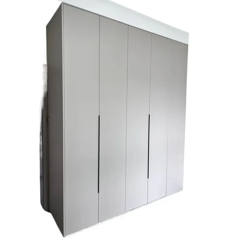 for All-aluminum Honeycomb Panel One Door to Top Wardrobe Personalized Design Bedroom Minimalist Matte Cabinet Door